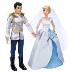Disney Cinderella And Prince Charming Wedding Doll Set